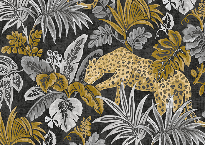 Leopard, Gilded - Motorised Roman Blind - Image 7